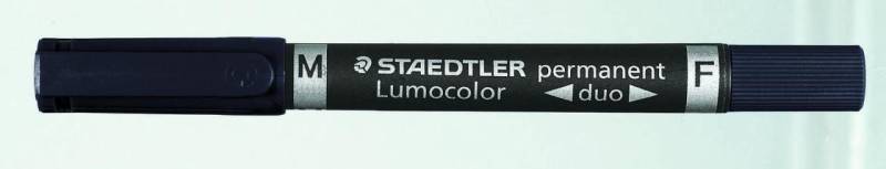 STAEDTLER Lumocolor duo Permanentmarker 0.6 - 1.5 mm Blau von STAEDTLER