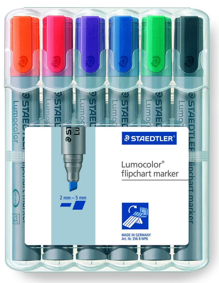 STAEDTLER Lumocolor Flipchart-Marker 2.0 - 5.0 mm Mehrfarbig STAEDTLER Lumocolor Flipchart-Marker 2.0 - 5.0 mm Mehrfarbig von STAEDTLER