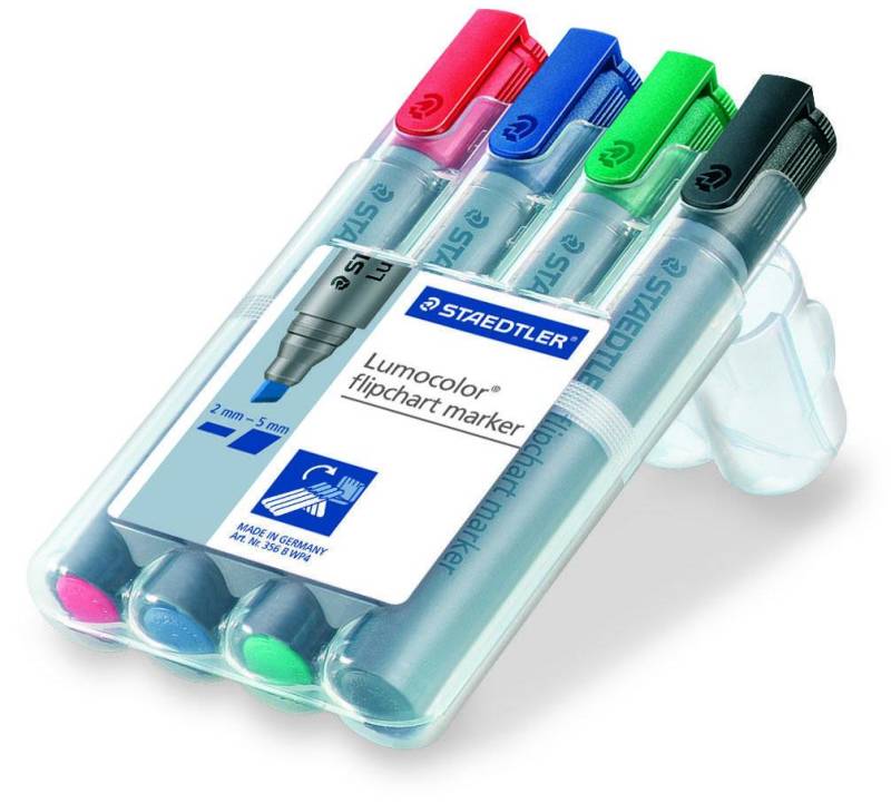 STAEDTLER Lumocolor Flipchart-Marker 2.0 - 5.0 mm Mehrfarbig von STAEDTLER