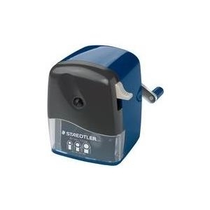 STAEDTLER Spitzmaschine, blau f�r Stift bis may 12 mm Durchmesser, gummeierte Stift-Halte - 1 St�ck (501 180) von STAEDTLER