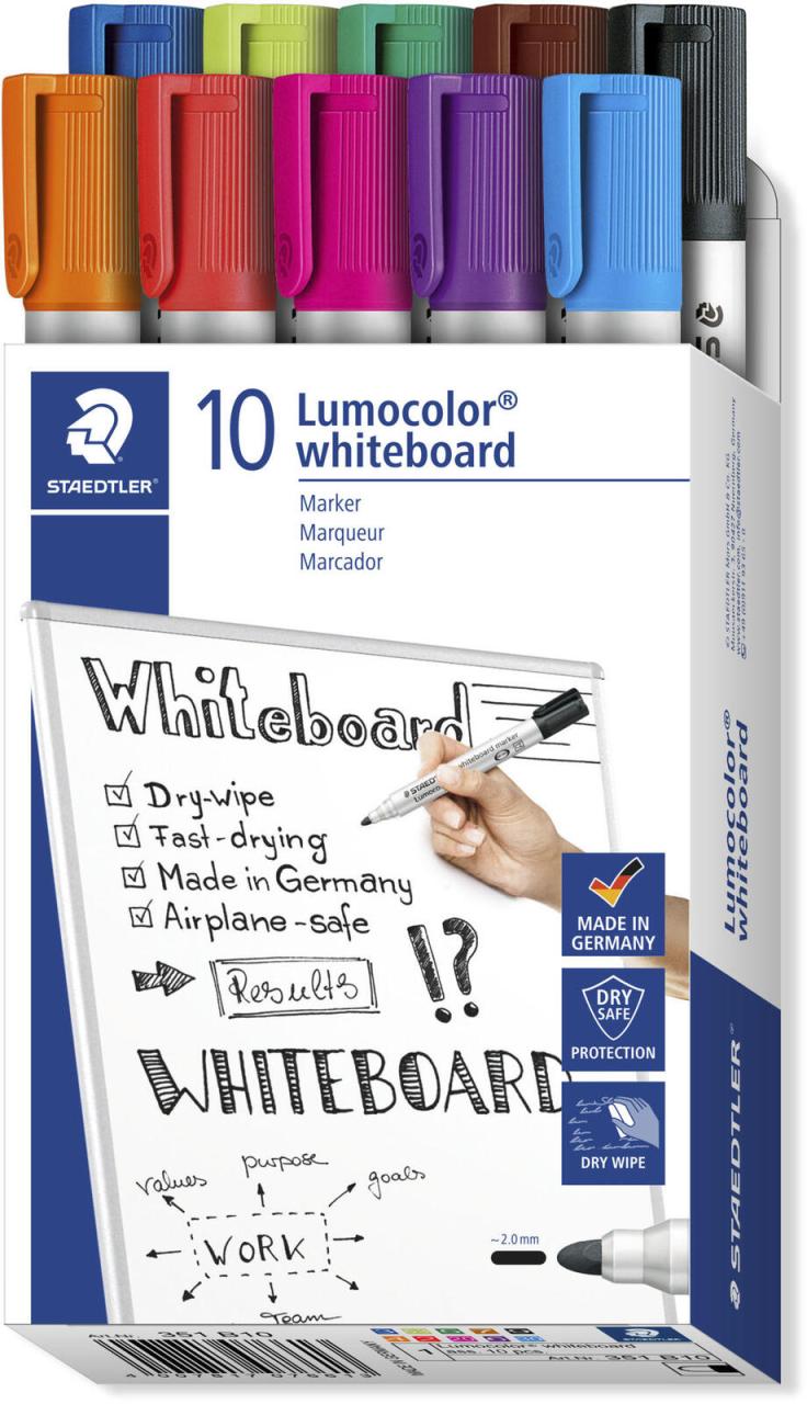STAEDTLER Whiteboard-Marker Lumocolor 2.0 mm Mehrfarbig von STAEDTLER