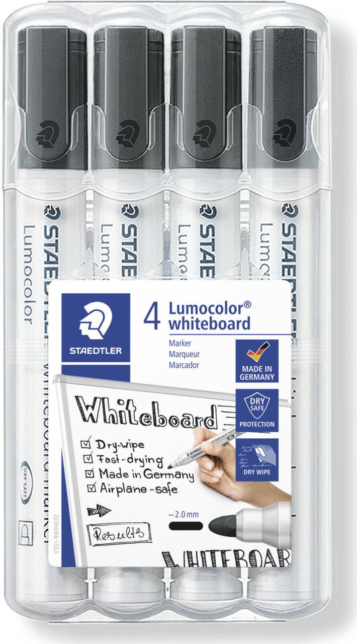 STAEDTLER Lumocolor Whiteboard-Marker 2.0 mm Schwarz von STAEDTLER