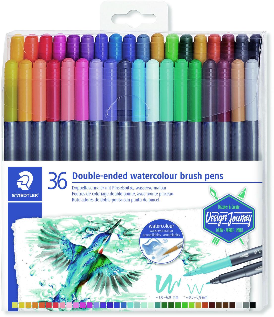 STAEDTLER Brush-Pens Mehrfarbig 1.0 mm STAEDTLER Brush-Pens Mehrfarbig 1.0 mm von STAEDTLER