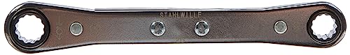 Stahlwille 25 Ratschenringschlüssel, 7 x 8 mm, 41130708, Silber von STAHLWILLE
