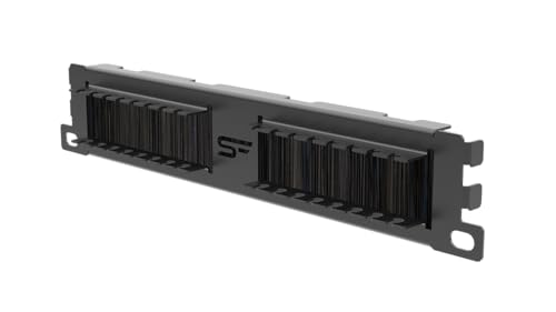 Stalflex Kabeldurchführung mit Bürstenleiste 1U 10 Zoll - Serverschrank Montieren Hergestellt aus Hochbelastbarem Metall - Für Netzwerkschrank und Kabelmanagement Stalflex Kabeldurchführung mit Bürstenleiste 1U 10 Zoll - Serverschrank Montieren Hergestellt aus Hochbelastbarem Metall - Für Netzwerkschrank und Kabelmanagement von STALFLEX