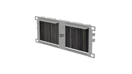 Stalflex Kabeldurchführung mit Bürstenleiste 2U 10 Zoll - Serverschrank Montieren Hergestellt aus Hochbelastbarem Metall - Für Netzwerkschrank und Kabelmanagement Stalflex Kabeldurchführung mit Bürstenleiste 2U 10 Zoll - Serverschrank Montieren Hergestellt aus Hochbelastbarem Metall - Für Netzwerkschrank und Kabelmanagement von STALFLEX