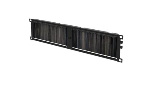 Stalflex Kabeldurchführung mit Bürstenleiste 2U 19 Zoll - Serverschrank Montieren Hergestellt aus Hochbelastbarem Metall - Für Netzwerkschrank und Kabelmanagement Stalflex Kabeldurchführung mit Bürstenleiste 2U 19 Zoll - Serverschrank Montieren Hergestellt aus Hochbelastbarem Metall - Für Netzwerkschrank und Kabelmanagement von STALFLEX