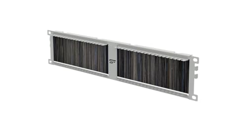 Stalflex Kabeldurchführung mit Bürstenleiste 2U 19 Zoll - Serverschrank Montieren Hergestellt aus Hochbelastbarem Metall - Für Netzwerkschrank und Kabelmanagement Stalflex Kabeldurchführung mit Bürstenleiste 2U 19 Zoll - Serverschrank Montieren Hergestellt aus Hochbelastbarem Metall - Für Netzwerkschrank und Kabelmanagement von STALFLEX