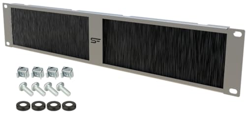 Stalflex Kabeldurchführung mit Bürstenleiste 2U 19 Zoll - Serverschrank Montieren Hergestellt aus Hochbelastbarem Metall - Für Netzwerkschrank und Kabelmanagement Stalflex Kabeldurchführung mit Bürstenleiste 2U 19 Zoll - Serverschrank Montieren Hergestellt aus Hochbelastbarem Metall - Für Netzwerkschrank und Kabelmanagement von STALFLEX