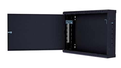 Stalflex Netzwerkschrank CCTV DVR 19 Zoll 2U 120mm - Hergestellt aus Stahl - Serverschrank für CCTV- und DVR-Zwecke - Computer- & Server-Racks von STALFLEX