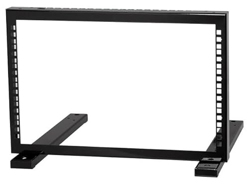 Stalflex Server Netzwerkschrank 6U - Open Frame Server Rack Hergestellt aus Hochbelastbarem Metall - Serverschrank 19 Zoll mit Verstärktem Träger für Netzwerk und Servergeräte von STALFLEX
