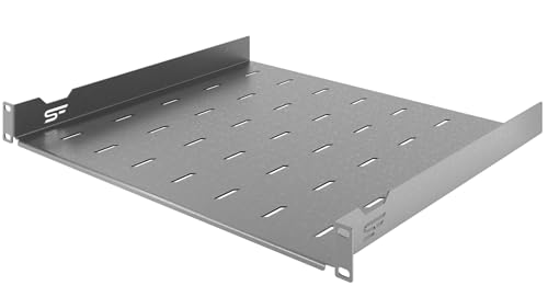 Stalflex Server Fachboden 19 Zoll 1U 400mm - Serverschrank Hergestellt aus Hochbelastbarer Stahl - Universelles Belüftetes Rackmontage Kragarmtablett - 19 Zoll Fachboden Stalflex Server Fachboden 19 Zoll 1U 400mm - Serverschrank Hergestellt aus Hochbelastbarer Stahl - Universelles Belüftetes Rackmontage Kragarmtablett - 19 Zoll Fachboden von STALFLEX