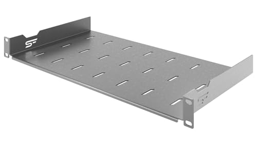 Stalflex Server Fachboden 19 Zoll 1U 250mm - Serverschrank Hergestellt aus Hochbelastbarer Stahl - Universelles Belüftetes Rackmontage Kragarmtablett - 19 Zoll Fachboden Stalflex Server Fachboden 19 Zoll 1U 250mm - Serverschrank Hergestellt aus Hochbelastbarer Stahl - Universelles Belüftetes Rackmontage Kragarmtablett - 19 Zoll Fachboden von STALFLEX