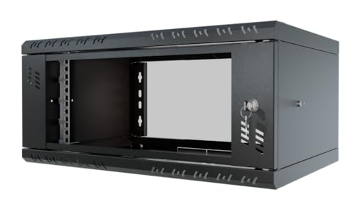Stalflex Server Netzwerkschrank 19 Zoll 4U 350mm Standard - Hochbelastbarer Stahl - Computer- & Server-Racks - Serverschrank, kompatibel mit 19 Zoll Fachboden und Rack Schienen - Glastür Stalflex Server Netzwerkschrank 19 Zoll 4U 350mm Standard - Hochbelastbarer Stahl - Computer- & Server-Racks - Serverschrank, kompatibel mit 19 Zoll Fachboden und Rack Schienen - Glastür von STALFLEX