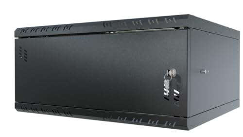 Stalflex Server Netzwerkschrank 19 Zoll 4U 450mm Standard - Hochbelastbarer Stahl - Computer- & Server-Racks - Serverschrank, kompatibel mit 19 Zoll Fachboden und Rack Schienen - Metalltür Stalflex Server Netzwerkschrank 19 Zoll 4U 450mm Standard - Hochbelastbarer Stahl - Computer- & Server-Racks - Serverschrank, kompatibel mit 19 Zoll Fachboden und Rack Schienen - Metalltür von STALFLEX