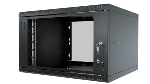 Stalflex Server Netzwerkschrank 19 Zoll 6U 450mm Standard - Hochbelastbarer Stahl - Computer- & Server-Racks - Serverschrank, kompatibel mit 19 Zoll Fachboden und Rack Schienen - Glastür Stalflex Server Netzwerkschrank 19 Zoll 6U 450mm Standard - Hochbelastbarer Stahl - Computer- & Server-Racks - Serverschrank, kompatibel mit 19 Zoll Fachboden und Rack Schienen - Glastür von STALFLEX