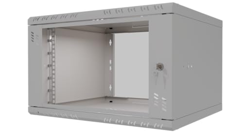 Stalflex Server Netzwerkschrank 19 Zoll 6U 450mm Standard - Hochbelastbarer Stahl - Computer- & Server-Racks - Serverschrank, kompatibel mit 19 Zoll Fachboden und Rack Schienen - Glastür Stalflex Server Netzwerkschrank 19 Zoll 6U 450mm Standard - Hochbelastbarer Stahl - Computer- & Server-Racks - Serverschrank, kompatibel mit 19 Zoll Fachboden und Rack Schienen - Glastür von STALFLEX