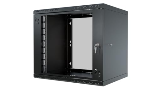 Stalflex Server Netzwerkschrank 19 Zoll 9U 400mm Standard - Hochbelastbarer Stahl - Computer- & Server-Racks - Serverschrank, kompatibel mit 19 Zoll Fachboden und Rack Schienen - Glastür Stalflex Server Netzwerkschrank 19 Zoll 9U 400mm Standard - Hochbelastbarer Stahl - Computer- & Server-Racks - Serverschrank, kompatibel mit 19 Zoll Fachboden und Rack Schienen - Glastür von STALFLEX