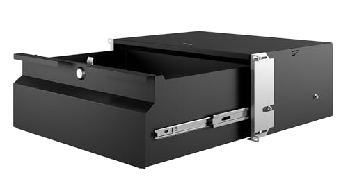 Stalflex Server Netzwerkschrank 19 Zoll Schublade 4U 320mm - Hochbelastbarer Stahl - Computer- & Server-Racks - Serverschrank, kompatibel mit Rack Schränken und Rack Schienen von STALFLEX