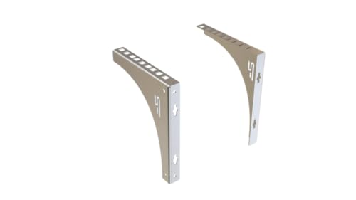 STALFLEX Wandhalterung Netzwerkschrank 3U - Server Rack aus Stahl - Kompatibel mit 10 und 19 Zoll Racks - Silver von STALFLEX