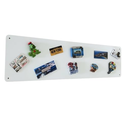 STALFORM Magnettafel Weiß 80x22 cm aus Edelstahl Magnetwand Pinnwand Magnetisch Groß Magnetboard Küche, Büro, Kinderzimmer von STALFORM