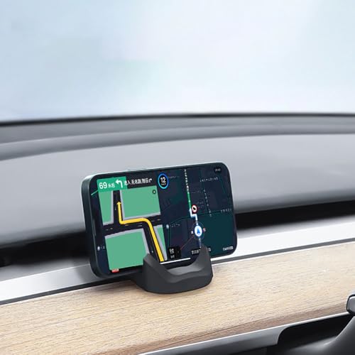 STAMOO Handyhalterung für Tesla Model 3 Y, Flüssigsilikon-Gummi, keine Spur, Clip-On für Armaturenbrett-Lüftungsgitter (Modell Y 2020–2024) von STAMOO