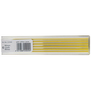 STANGER Fallminen-Bleistiftminen gelb HB 0,3 mm, 6 St. von STANGER