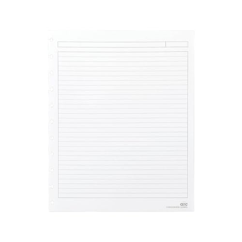 STAPLES Arc Notizbuchfüllpapier, Briefgröße, schmal liniert, Weiß, 21,6 x 27,9 cm, 50 Blatt von STAPLES