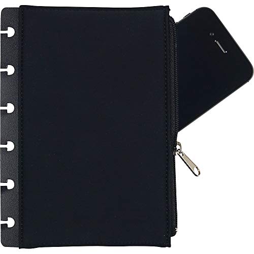 Staples? Arc Notebook Removable Zipper Pocket, 4 1/2 x 6, Black Neoprene by Staples von STAPLES