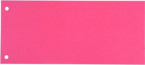Trennstreifen RC-Karton 190g rosa 240x105mm 100 St VE=1 von STAPLES