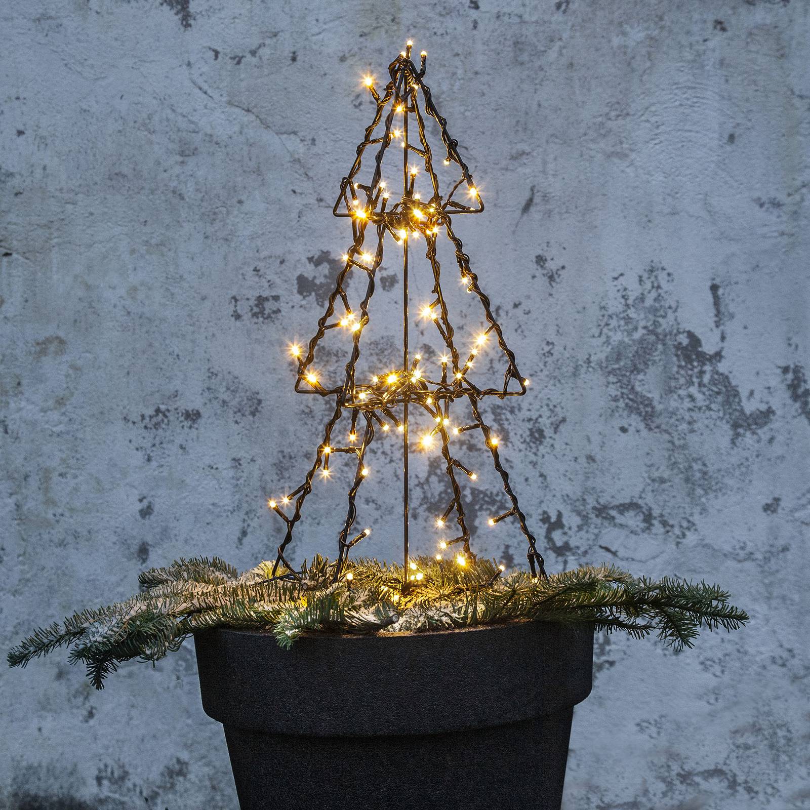 LED-Außendeko Light Tree Foldy, Höhe 50 cm von STAR TRADING