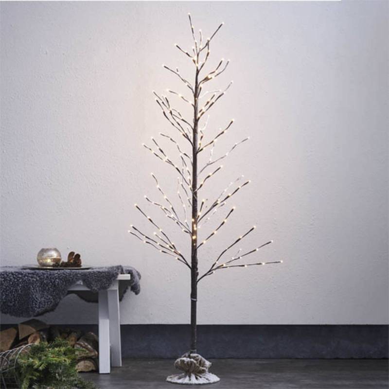 LED-Dekobaum Tobby Tree IP44 braun Höhe 150cm von STAR TRADING