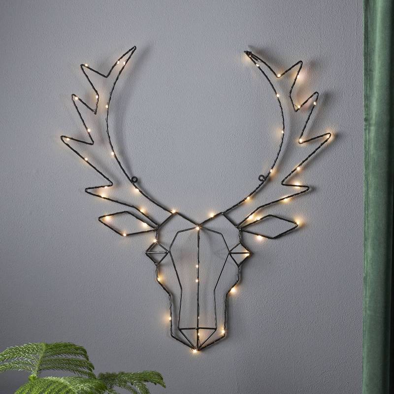 LED-Dekoleuchte Cupid, Rentierkopf von STAR TRADING