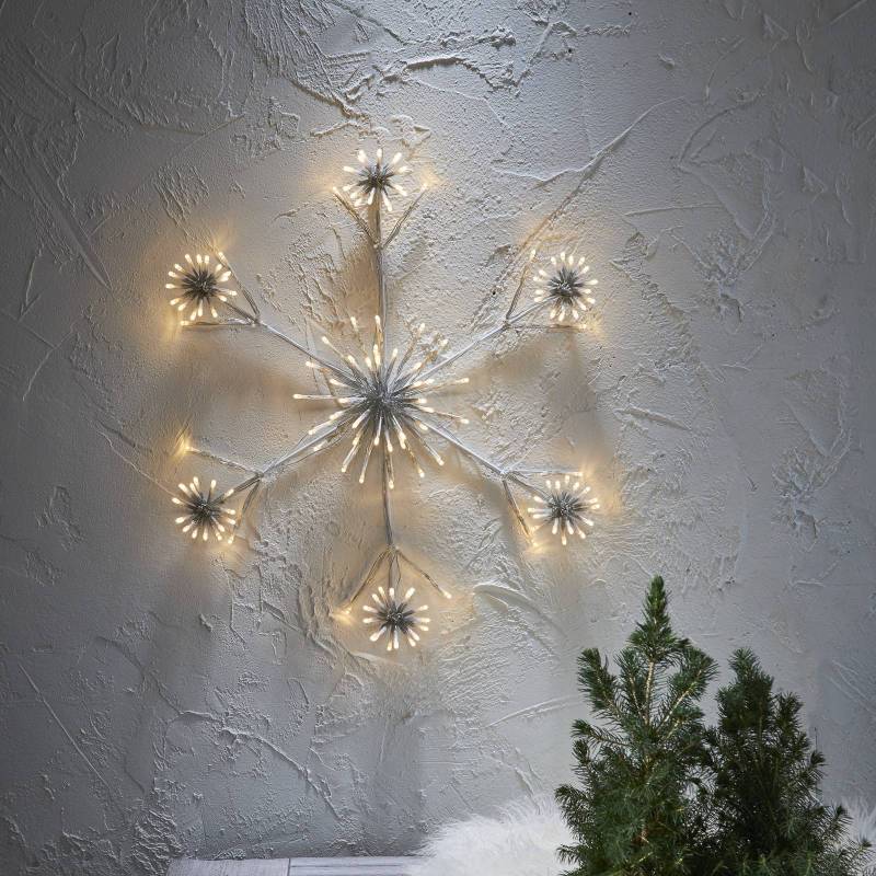 LED-Dekoleuchte Flower Snowflake Ø 60 cm von STAR TRADING