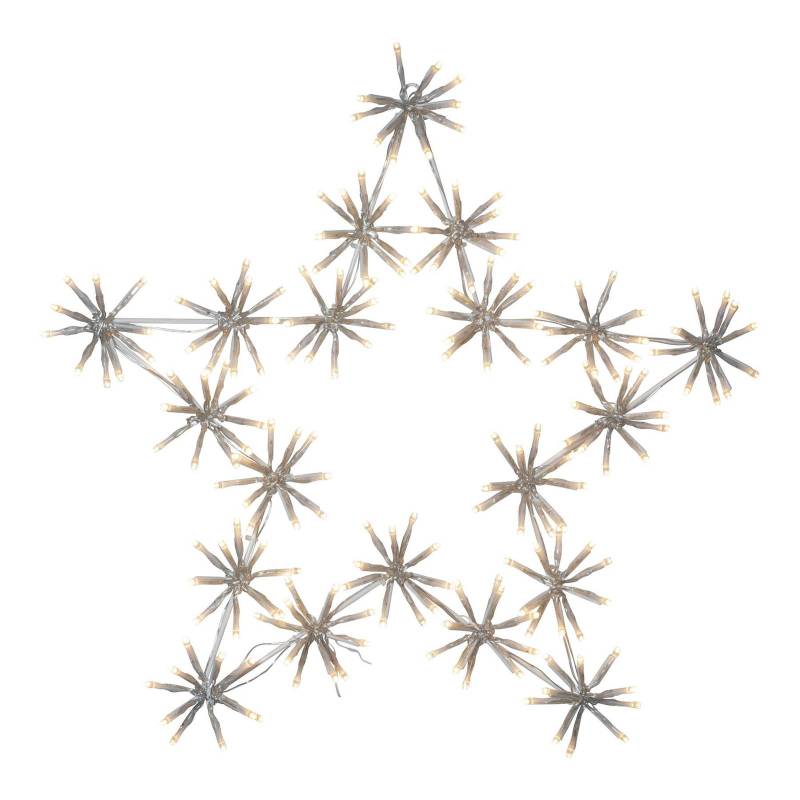 LED-Dekoleuchte Flower Star für außen von STAR TRADING