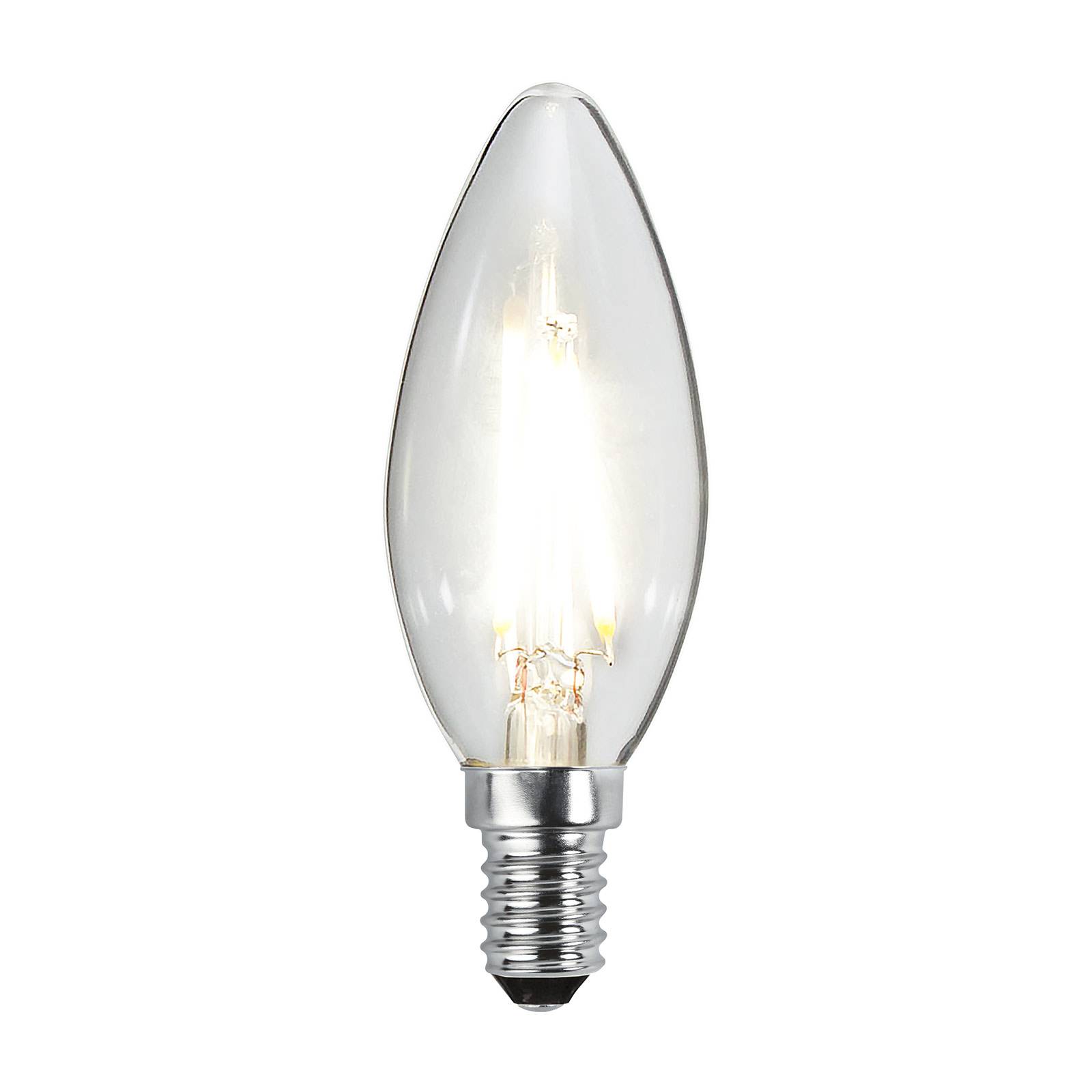 LED-Kerzenlampe E14 B35 2W 2.700K Filament 250lm LED-Kerzenlampe E14 B35 2W 2.700K Filament 250lm von STAR TRADING