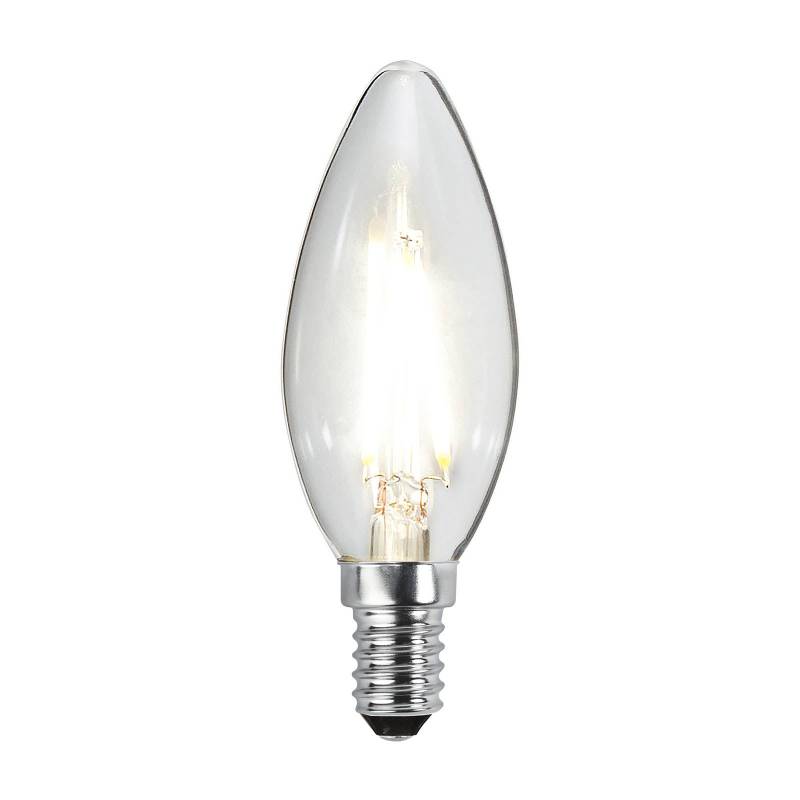 LED-Kerzenlampe E14 B35 2W 2.700K Filament 250lm von STAR TRADING