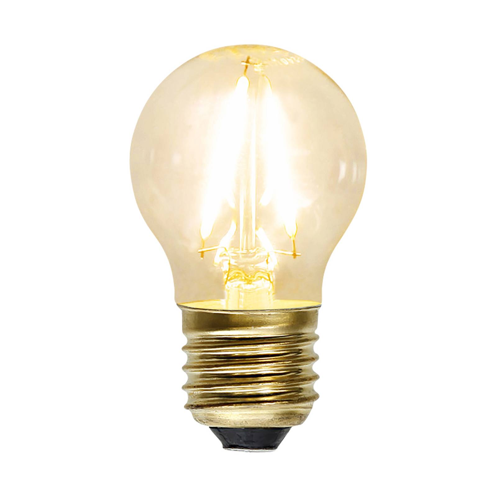 LED-Lampe E27 G45 Filament 1,5W 2.100 K Soft Glow LED-Lampe E27 G45 Filament 1,5W 2.100 K Soft Glow von STAR TRADING