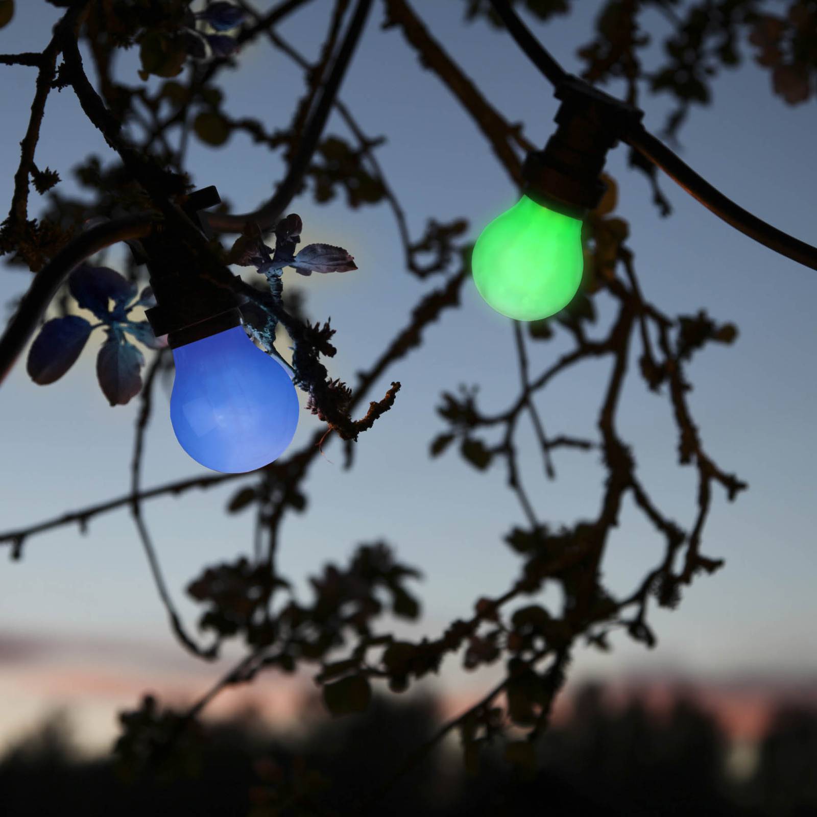 LED-Lampe E27 für Lichterketten, bruchfest, blau LED-Lampe E27 für Lichterketten, bruchfest, blau von STAR TRADING