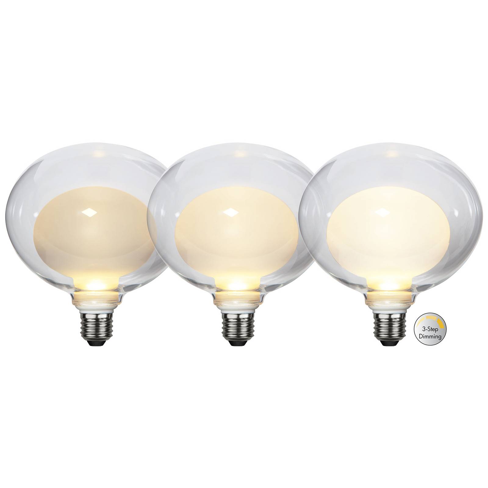 LED-Lampe Space E27 3,5W G150, opal, 3-step dim von STAR TRADING