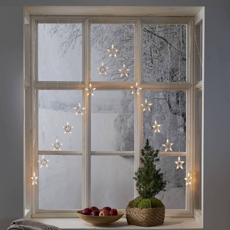 LED-Lichtervorhang Decystar, 15-flammig von STAR TRADING