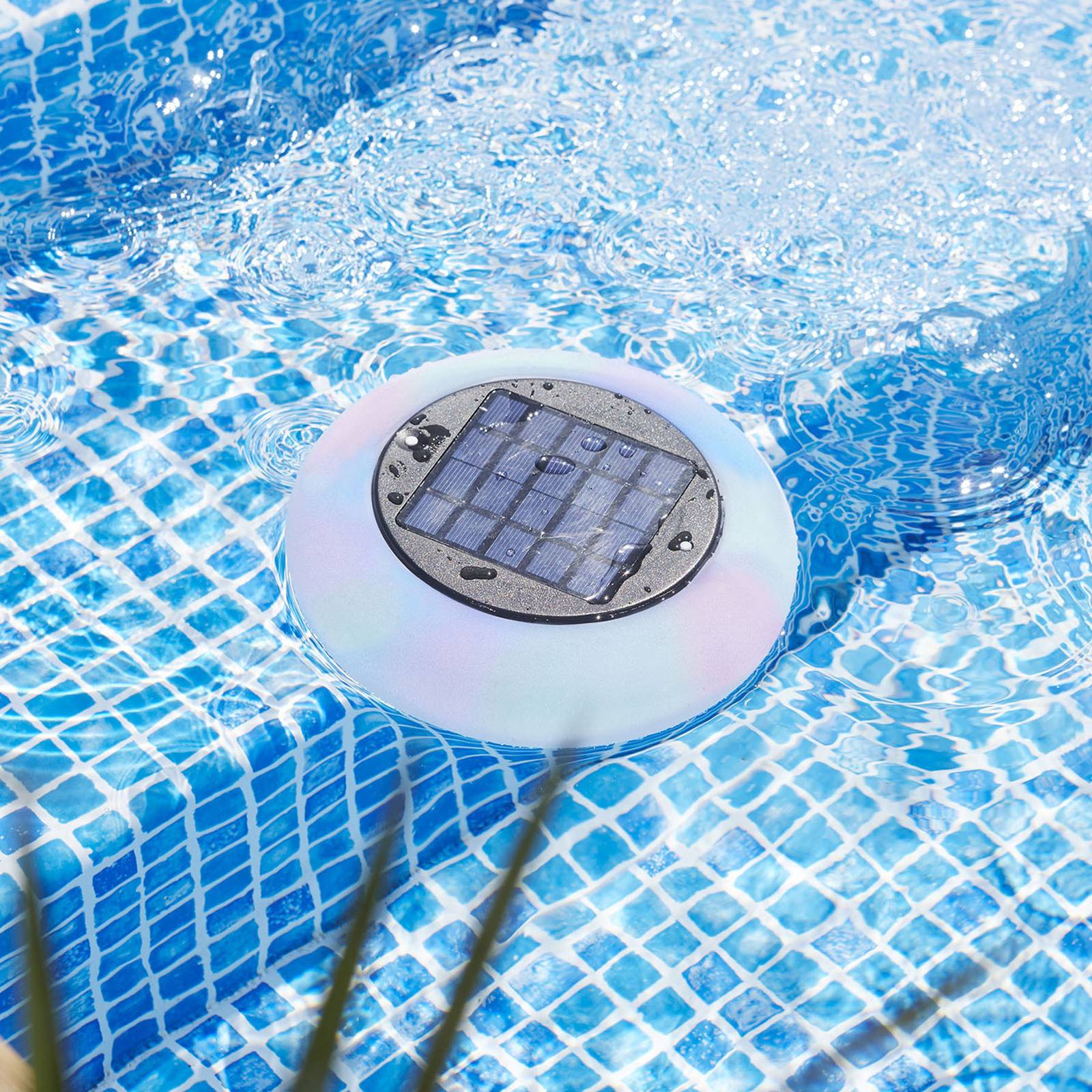 LED-Solar-Poollicht Pool Light multicolor warmweiß LED-Solar-Poollicht Pool Light multicolor warmweiß von STAR TRADING
