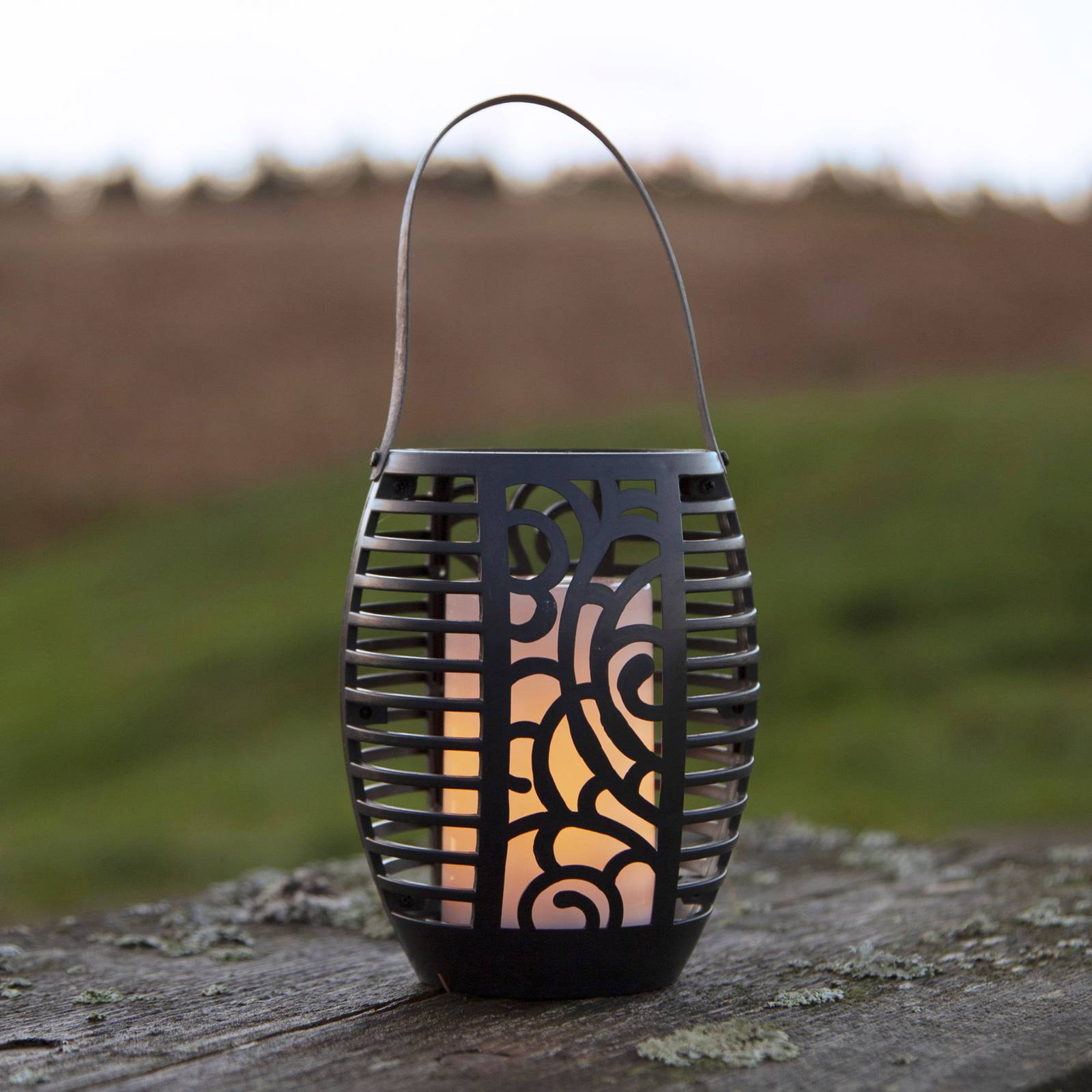 LED-Solarlampe Flame, drei Nutzungsoptionen, 42 cm LED-Solarlampe Flame, drei Nutzungsoptionen, 42 cm von STAR TRADING