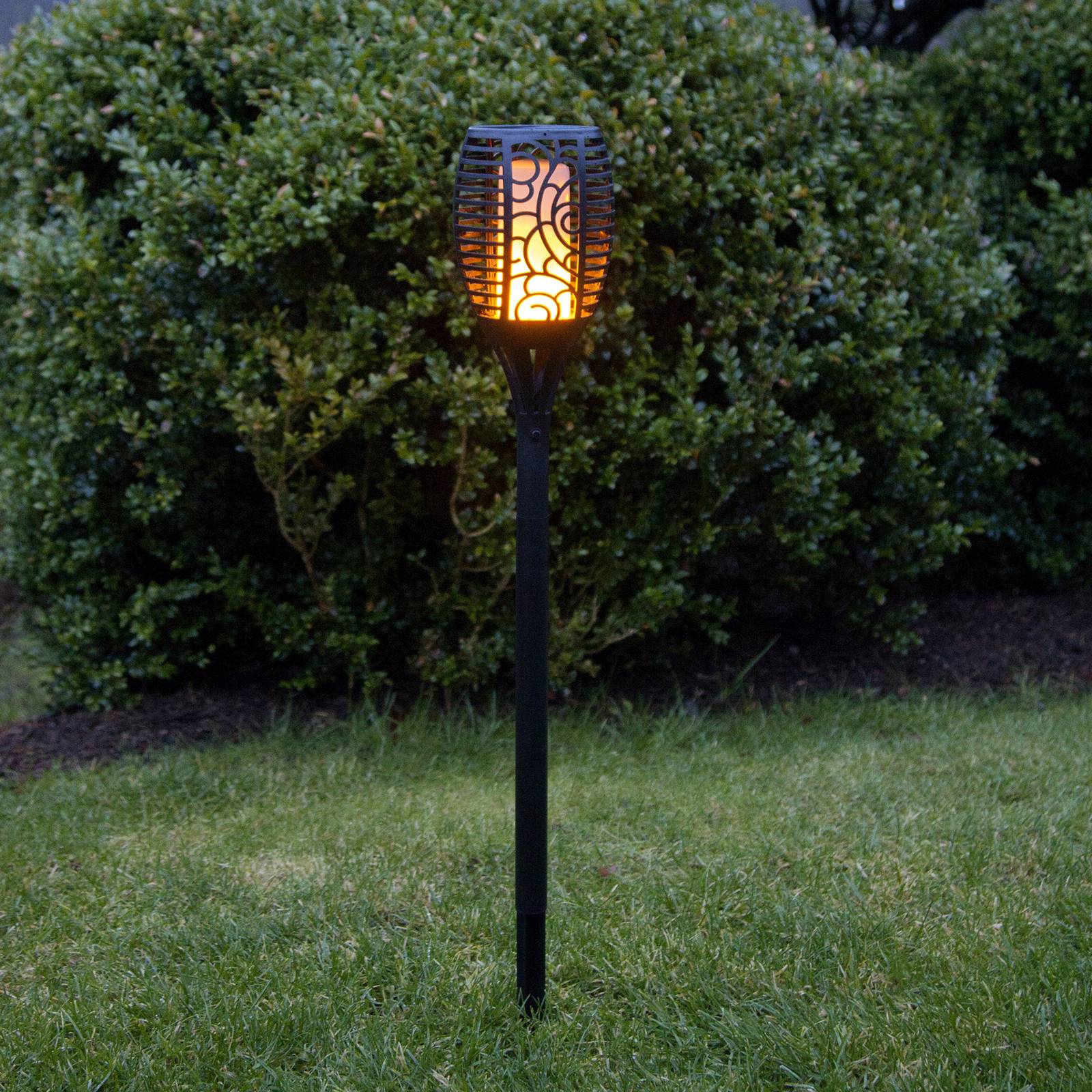 LED-Solarlampe Flame, drei Nutzungsoptionen, 54 cm LED-Solarlampe Flame, drei Nutzungsoptionen, 54 cm von STAR TRADING