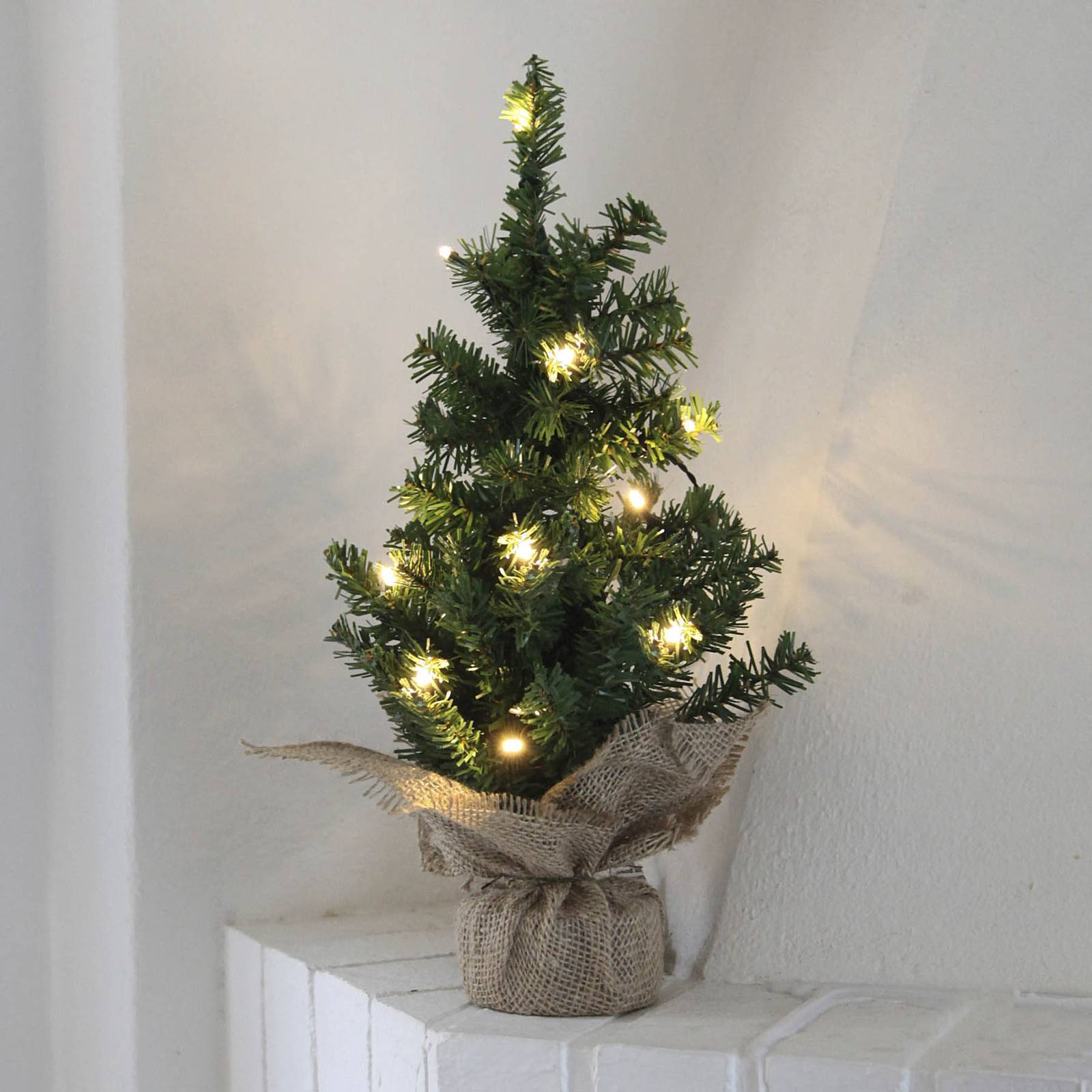 LED-Tannenbaum Tree im Jute-Sack von STAR TRADING