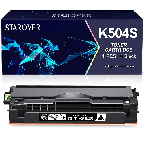 STAROVER K504S Toner Kompatibel für Samsung CLT-P504C CLT-K504S für Samsung Xpress C1860FW Toner für Xpress C1810W CLX-4195FN CLX-4195FW CLP-415NW (Schwarz, 1er-Pack) von STAROVER