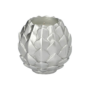 STARPAK Kugelkerze Pine Cone silber STARPAK Kugelkerze Pine Cone silber von STARPAK