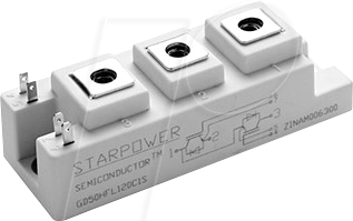 GD100HFU120C1S - IGBT-Array-Modul, Halbbrücke, 1200 V, 100 A, C1.0-Gehäuse, Ultra von STARPOWER