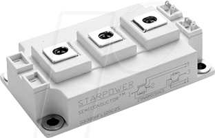 GD200HFY120C2S - IGBT-Array-Modul, Halbbrücke, 1200 V, 200 A, C2.0-Gehäuse von STARPOWER