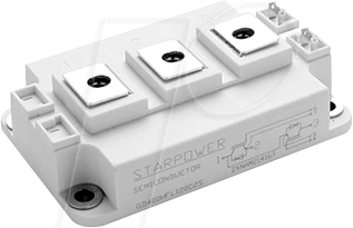 GD400HFU120C2S - IGBT-Array-Modul, Halbbrücke, 1200 V, 400 A, C2.3-Gehäuse, Ultra von STARPOWER